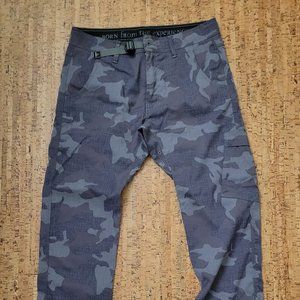 Prana Stretch Zion Straight Men's Pants 32W x 32L - Camo